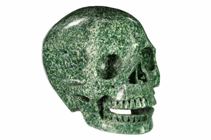 Realistic, Polished Hamine Jasper Skull #150906